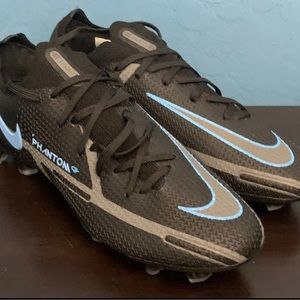 Nike Phantom GT2 Elite FG Black Blue FLYKNIT ACC CZ9890-004 Soccer Size 7